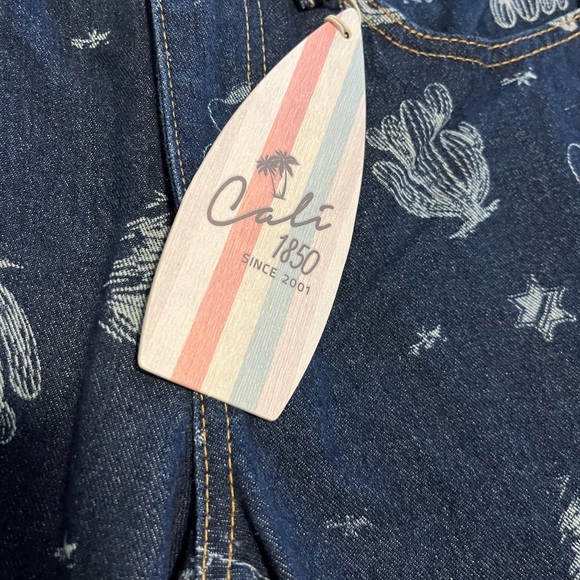 🤠✨ Callie 1850 Western Print Jeans – Size 3 NWT, Wide Leg✨🤠 - Picture 6 of 7